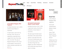 Tablet Screenshot of beyondthe.biz